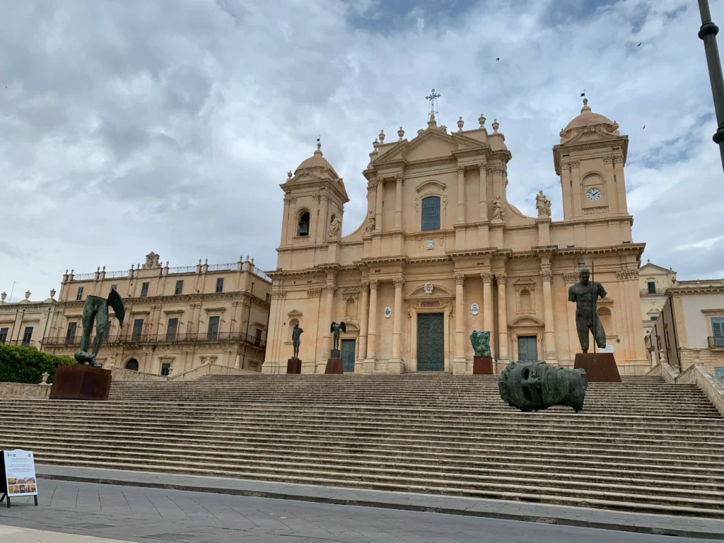 Private yoga retreats, Noto barroque cathedral