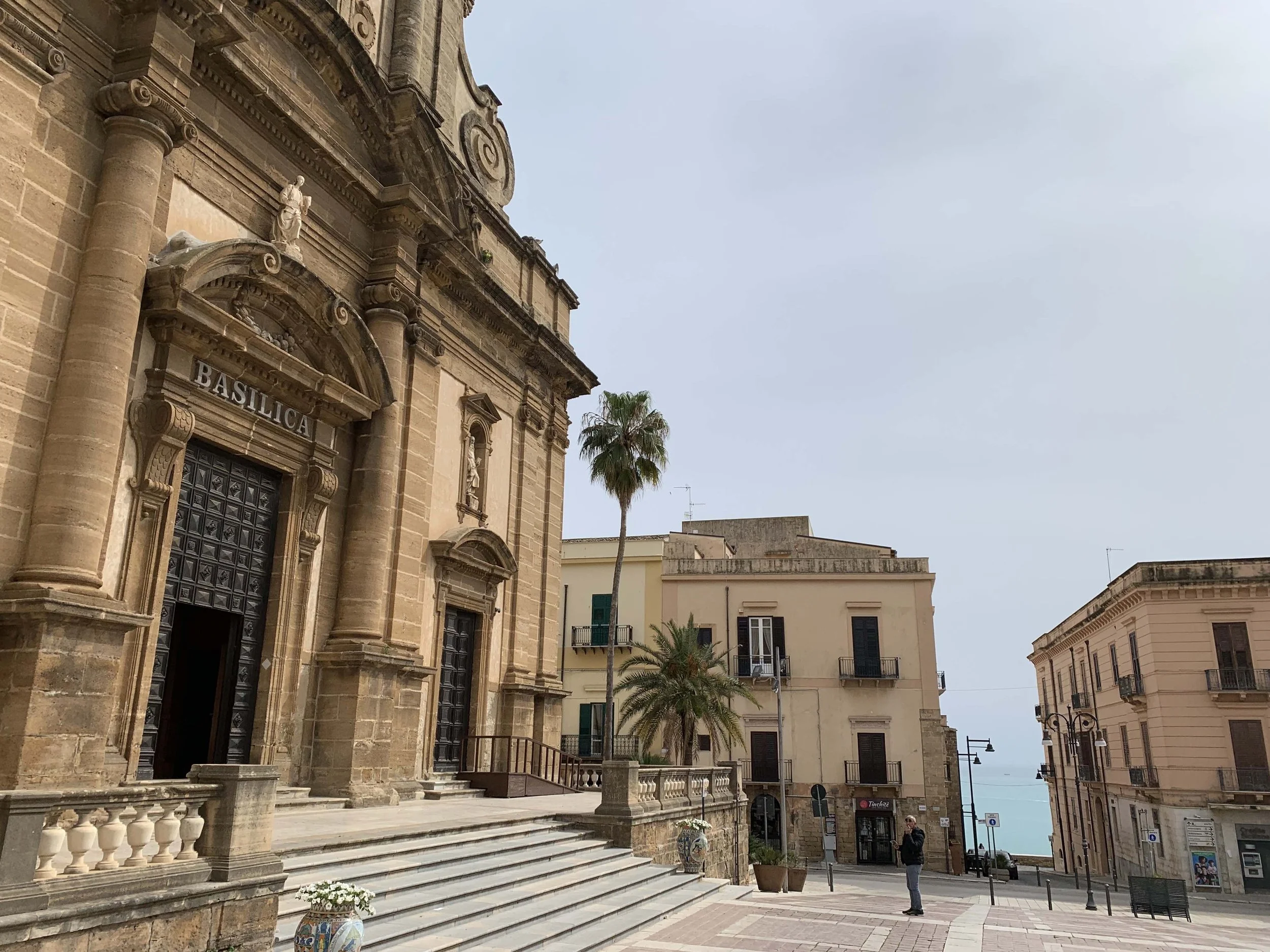 Golden hills and Mediterranean landscape in Sicily